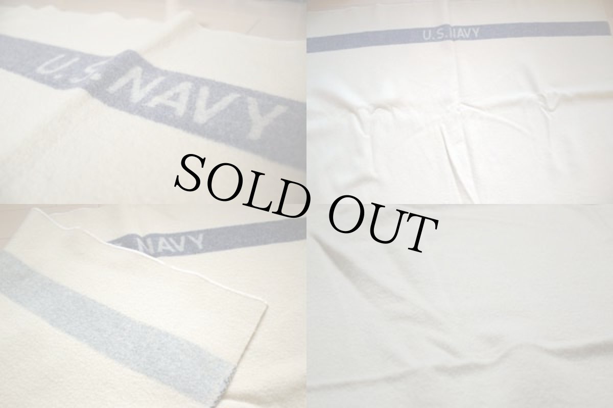 画像3: 40s 米軍 U.S.NAVY ウール ブランケット (3)