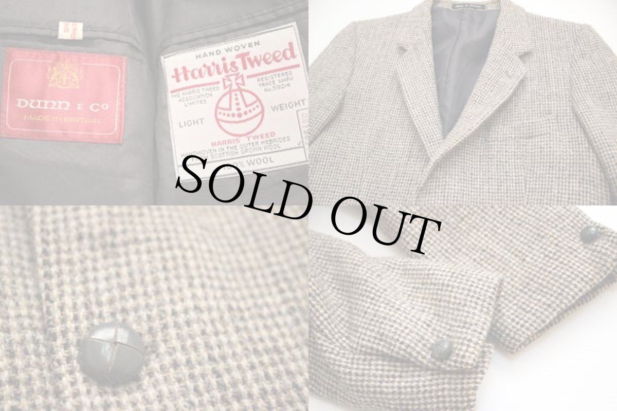 画像3: 英国製 Dunn&co Harris Tweedハリスツイード テーラードジャケット 40 (3)