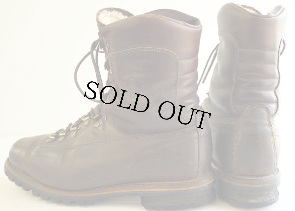 画像2: 90s USA製 CHIPPEWAチペワ ムートン 編み上げブーツ 9.5 (2)