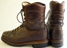 画像2: 90s USA製 CHIPPEWAチペワ ムートン 編み上げブーツ 9.5 (2)