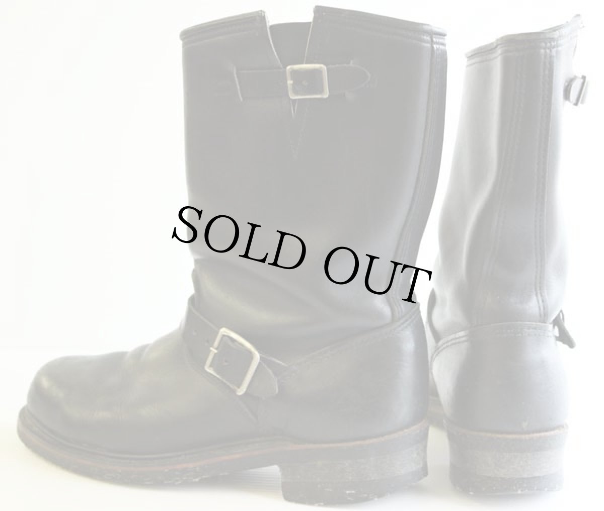 画像2: 90s Shoe Master エンジニアブーツ 黒 9D (2)