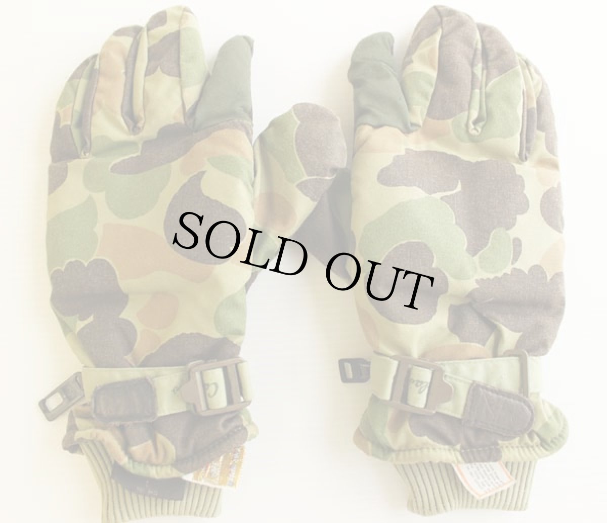 画像2: 90s Cabela'sカベラス ダックハンターカモ GORE-TEXゴアテックス 中綿入りグローブ (2)