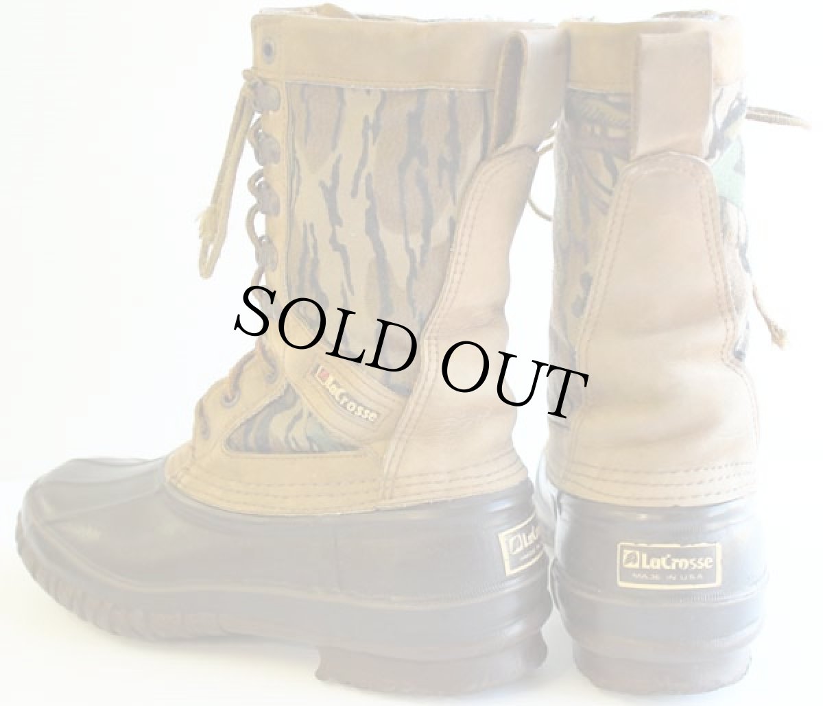 画像2: USA製LaCrosseリアルツリーカモ柄 ガムシュー 6★迷彩 (2)