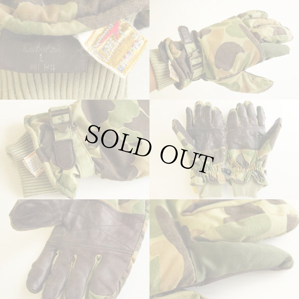 画像3: 90s Cabela'sカベラス ダックハンターカモ GORE-TEXゴアテックス 中綿入りグローブ (3)