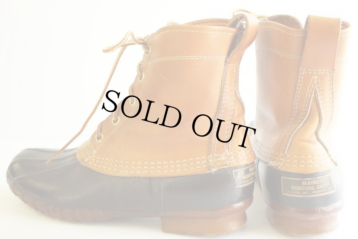 画像2: 80s L.L.Bean メインハンティング 5ホール ビーンブーツ 7 (2)