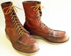 画像1: 90s REDWINGレッドウイング 877 半円犬タグ アイリッシュセッター ブーツ 赤茶 11.5 	 (1)