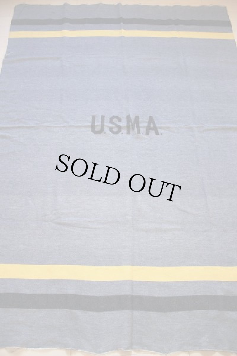 画像3: 40s U.S.M.A. ウール ブランケット (3)