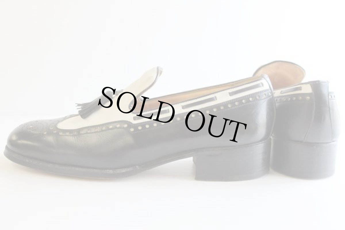 画像2: FLORSHEIMフローシャイム Imperial ウイングチップ レザーシューズ 8.5D★革靴 (2)