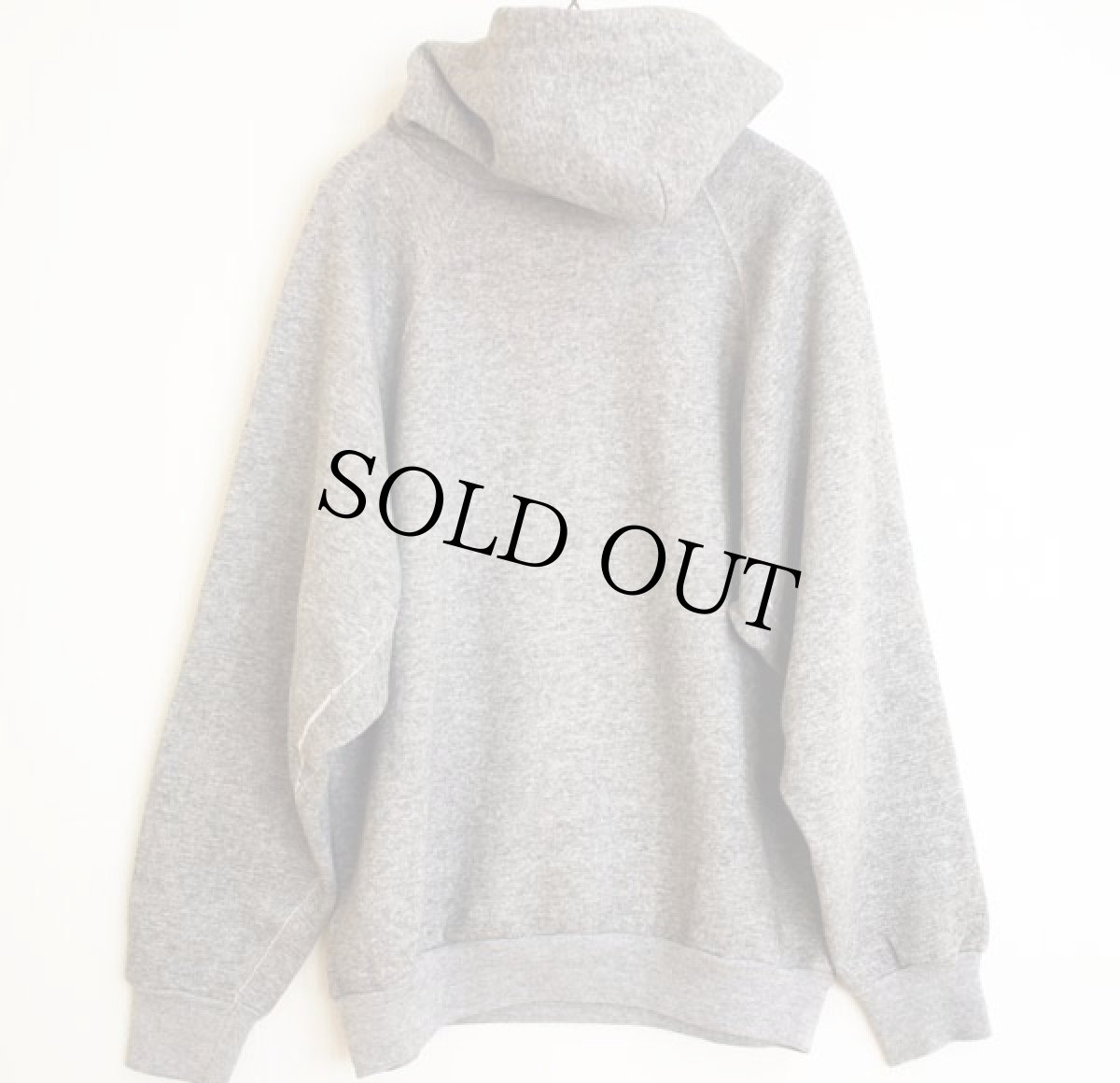 画像2: 80s USA製 DISCUS WISCONSIN バッキー スウェットパーカー 杢グレー L (2)