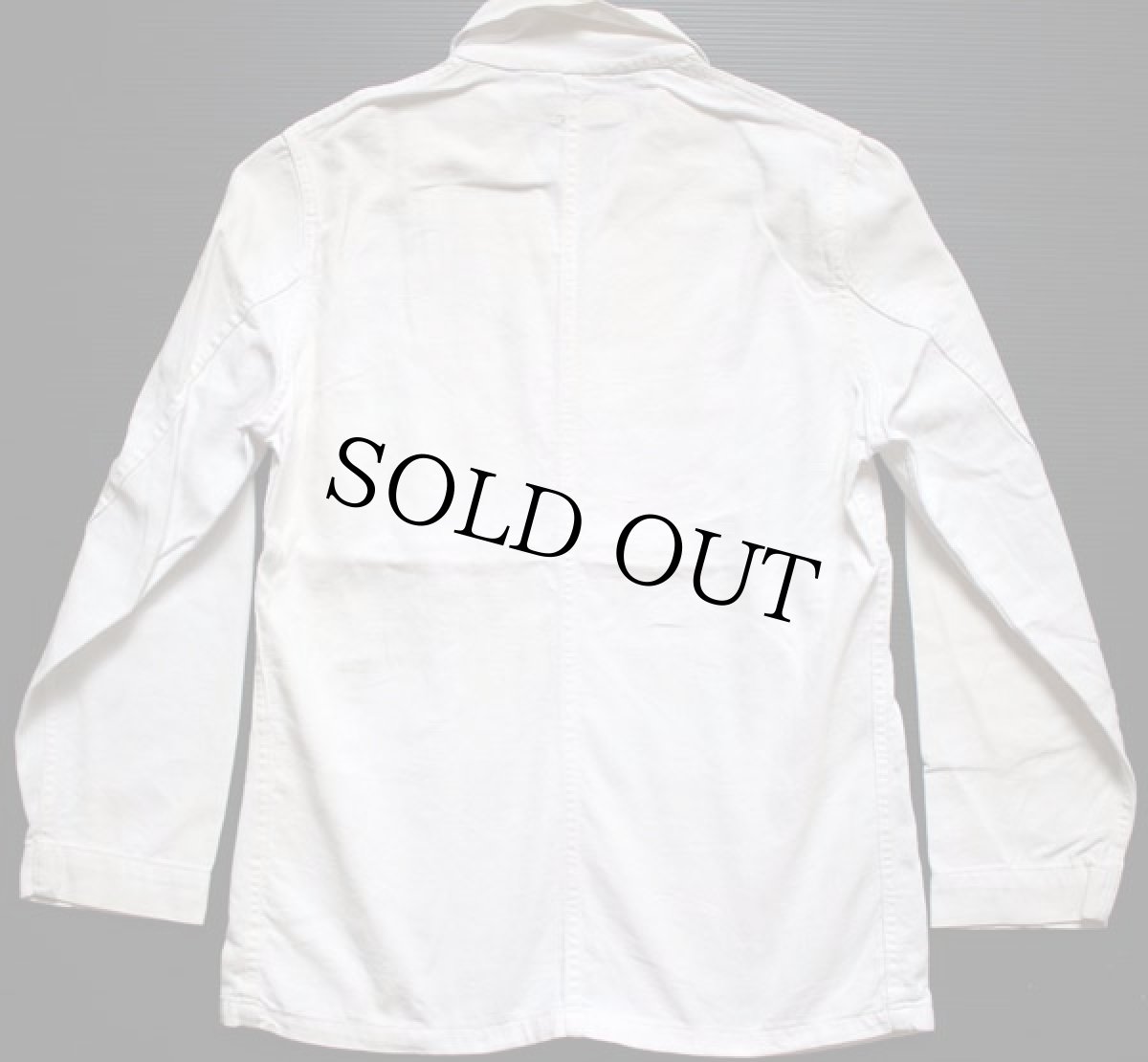 画像2: 60s fashion seal uniforms カバーオール 白 34 (2)