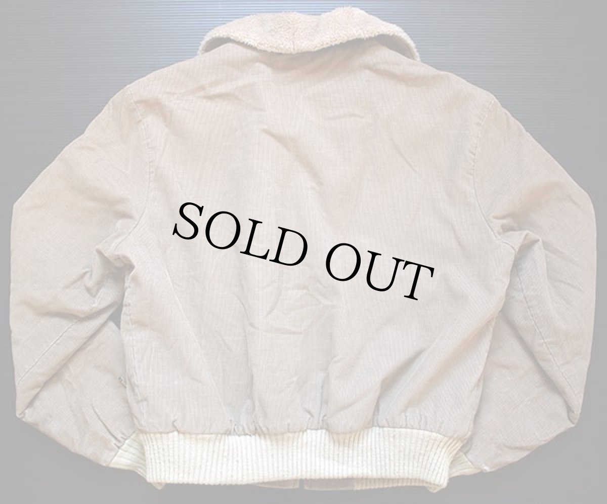 画像2: 70s USA製 Levi'sリーバイス ボアライナー コーデュロイジャケット 薄茶 XL (2)