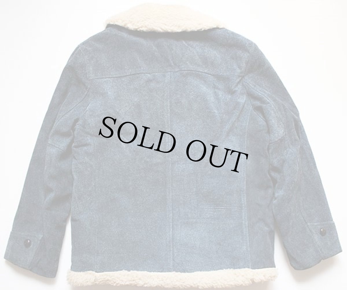 画像2: 70s Sears ボアライナー ブルースエード ランチコート 40R (2)