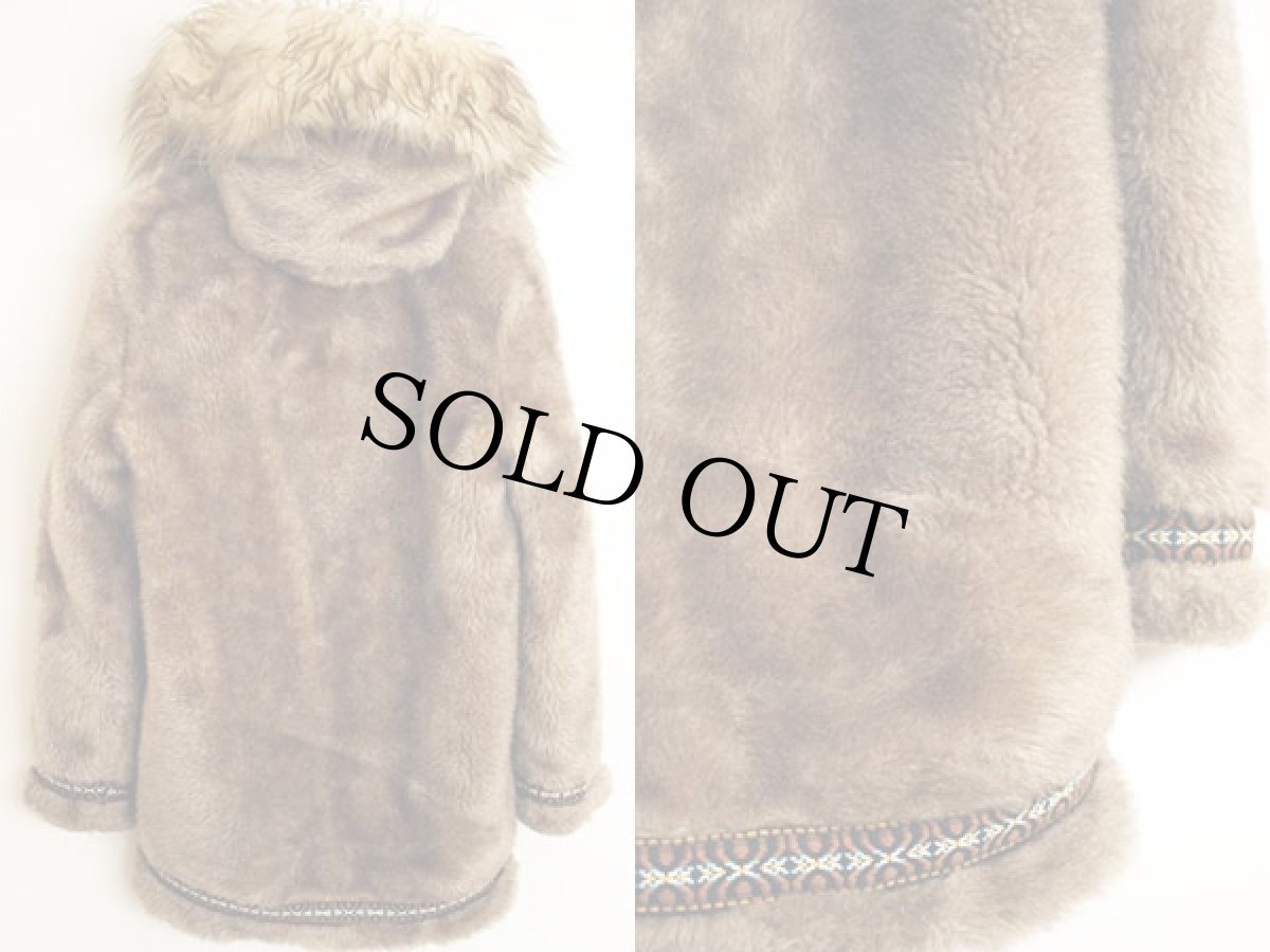 画像2: 70s USA製 Hansa-Branta by STEARNS チロリアンテープ エスキモー フェイクファー ダウンコート S (2)