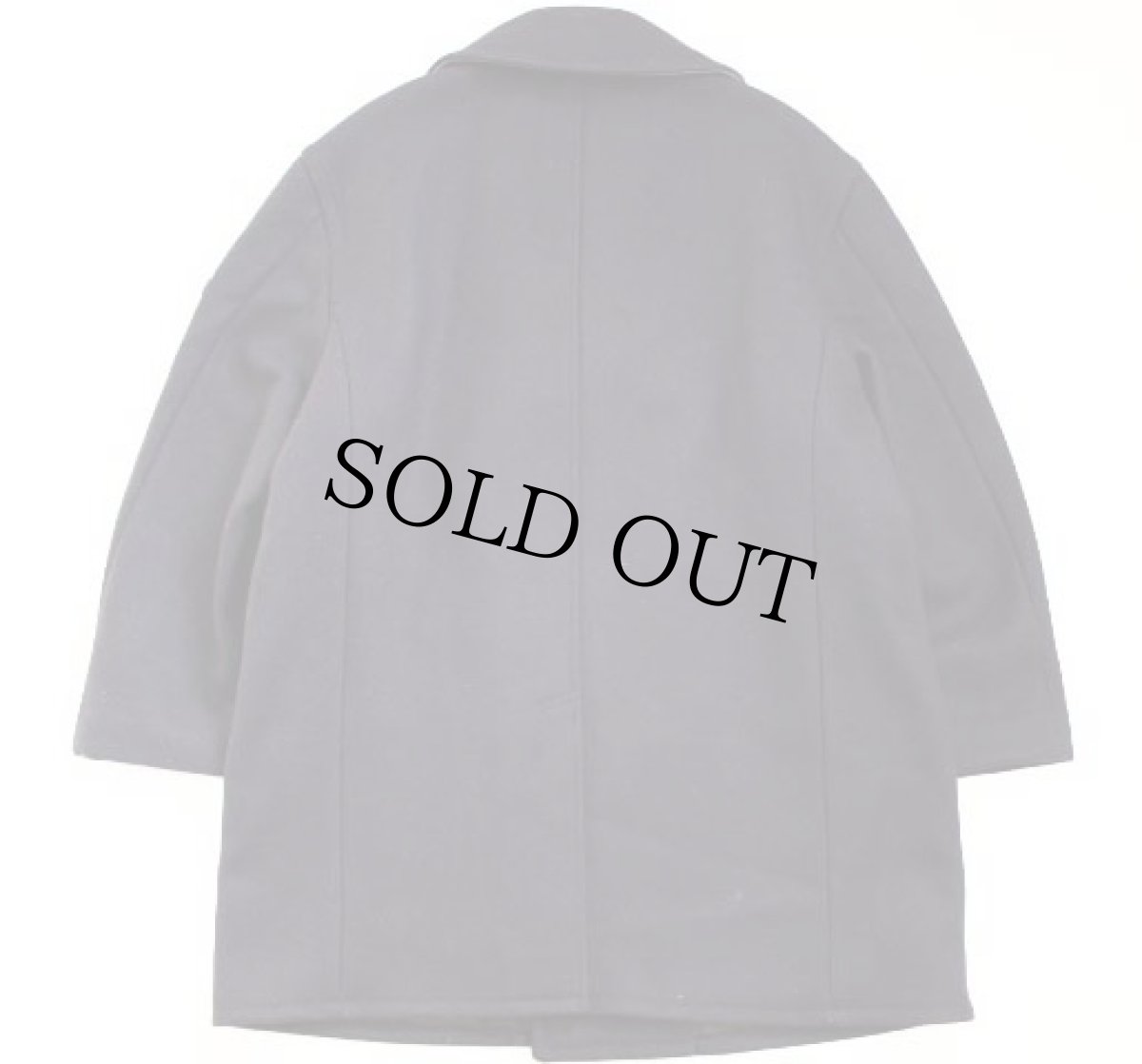 画像2: 00s POLO JEANSポロ ジーンズ ラルフローレン メルトン ピーコート 紺 L (2)