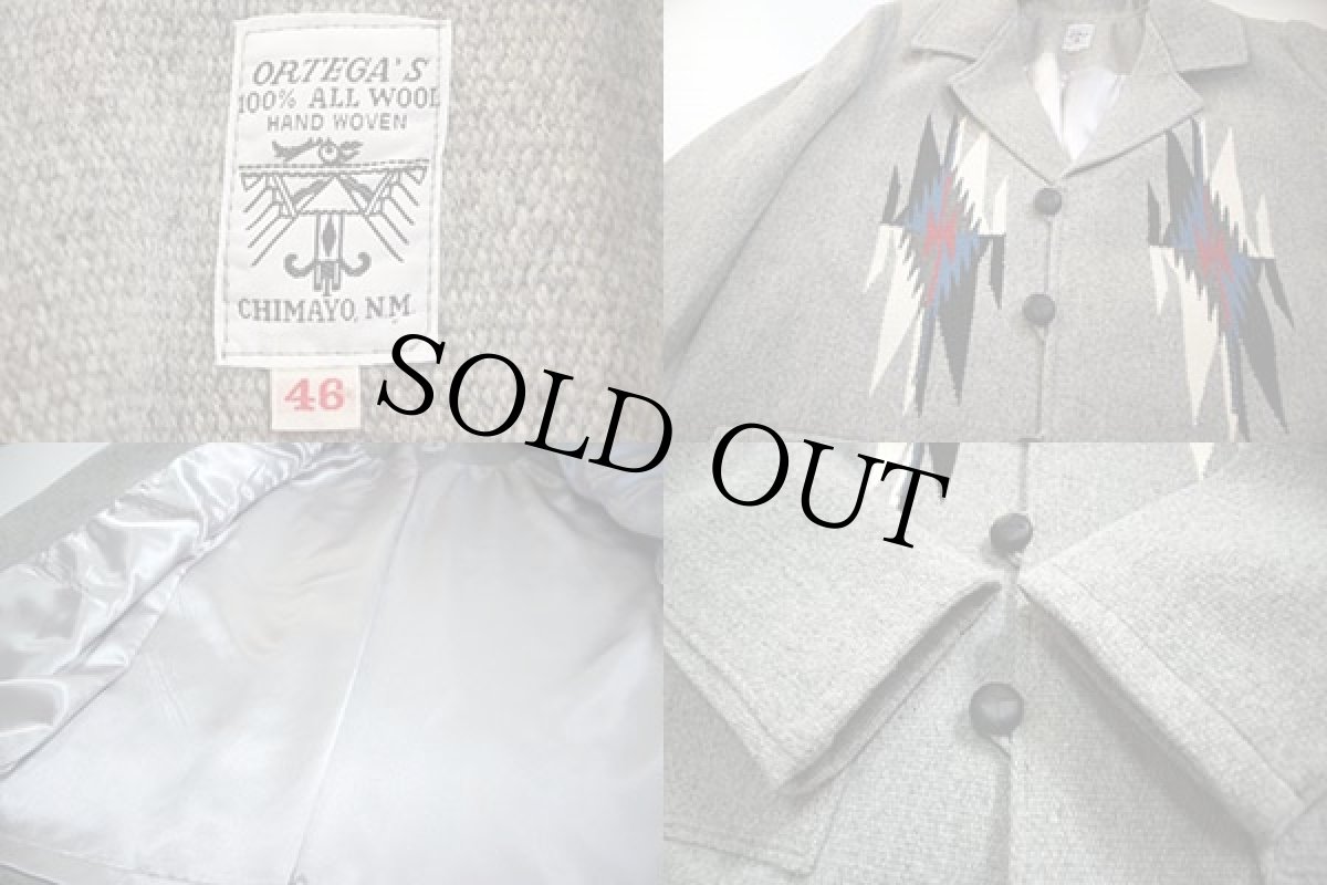 画像3: ORTEGA'Sオルテガ ネイティブ柄 チマヨ ラグ コート 46 (3)