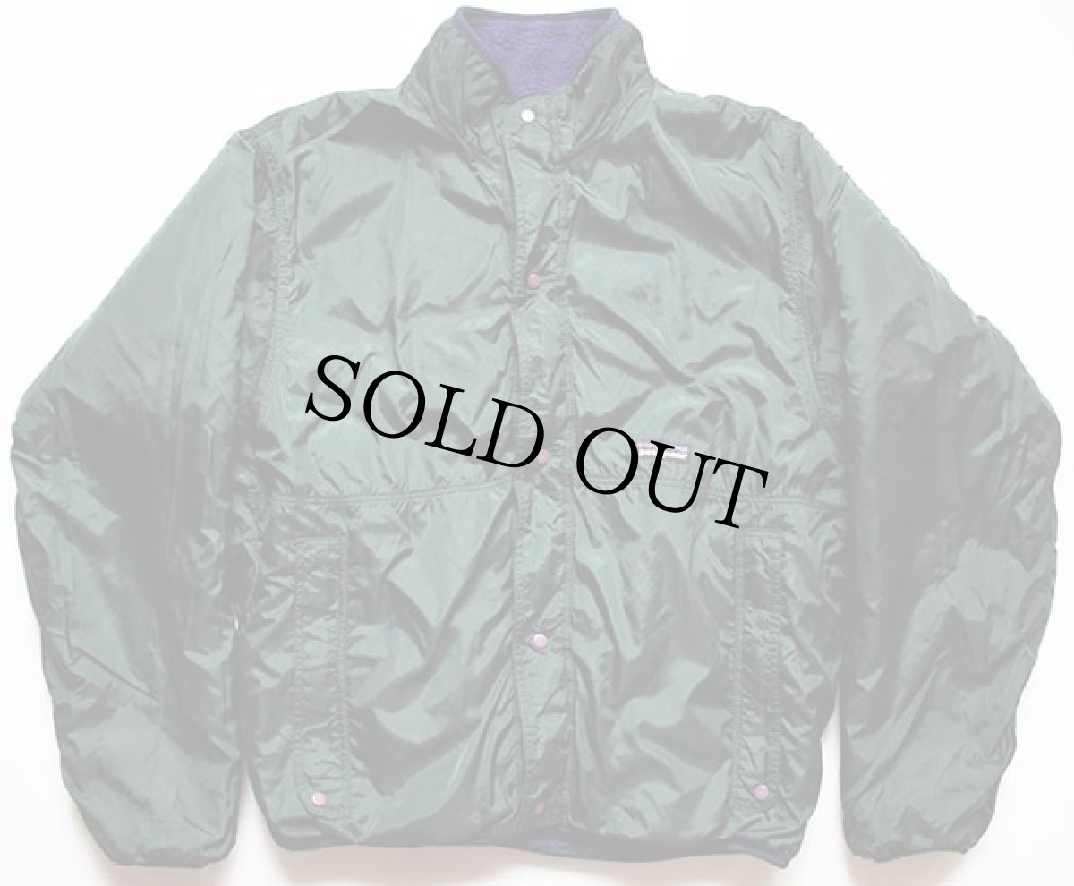 画像2: 90s USA製 patagoniaパタゴニア グリセード リバーシブル ナイロン×フリースジャケット エッグプラント L★雪なしタグ (2)