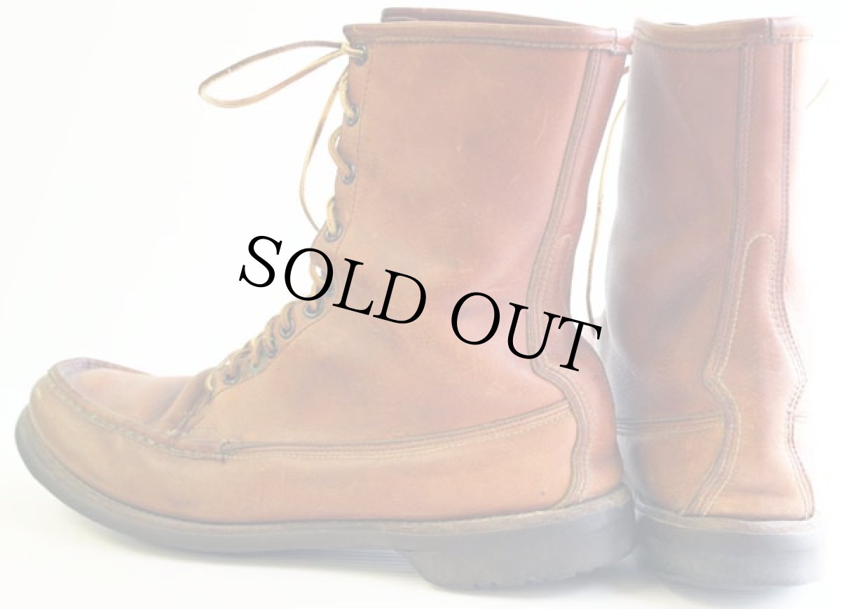 画像2: 60s Russell Moccasinラッセルモカシン モカシンブーツ 茶 (2)