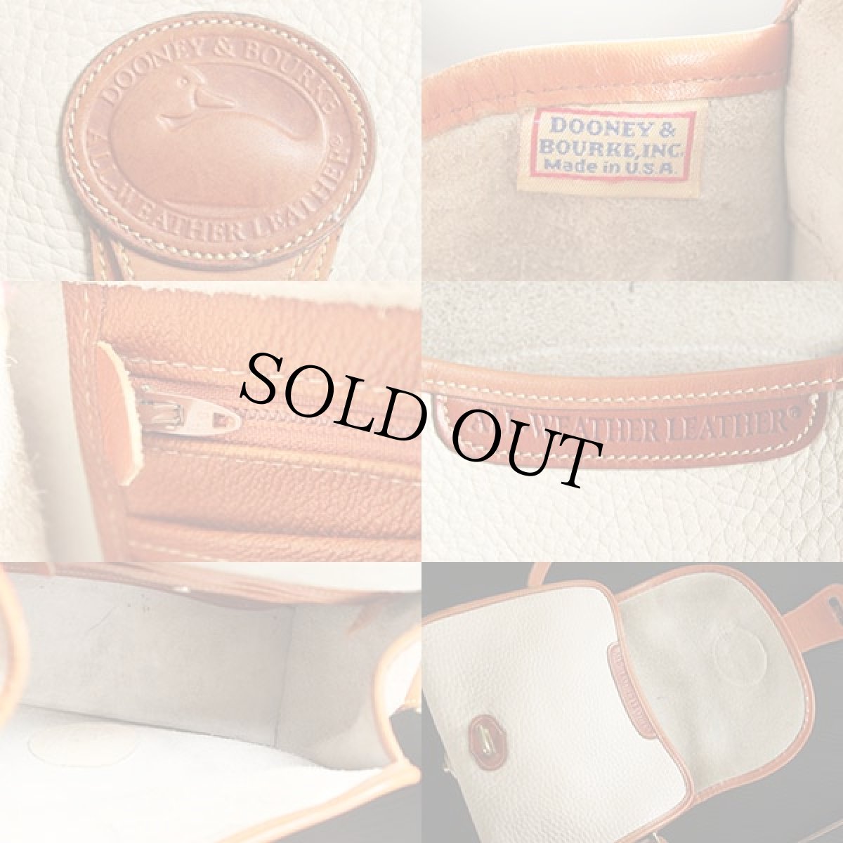 画像3: USA製 DOONEY&BOURKE レザー ショルダーバッグ (3)