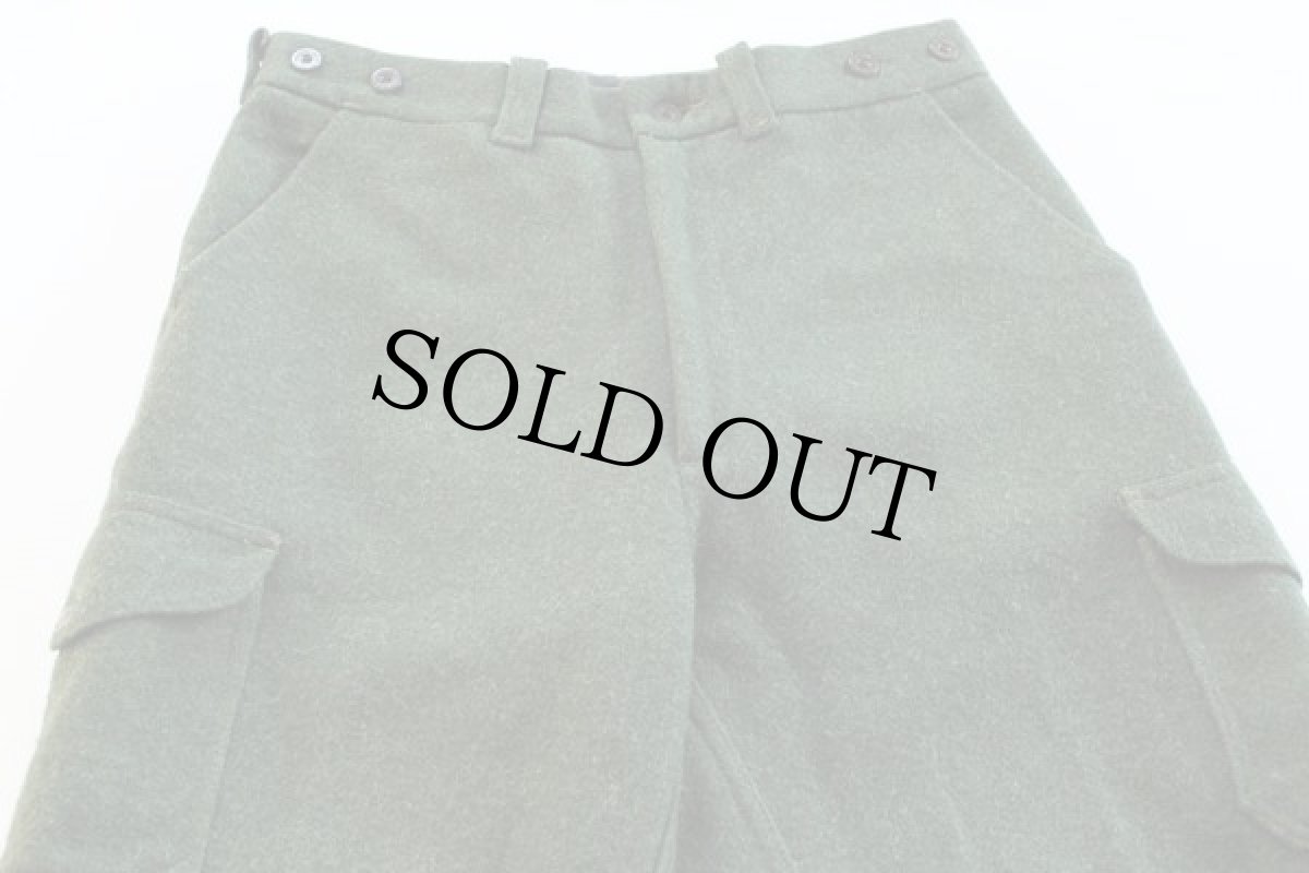 画像2: 90s USA製 FILSONフィルソン ウール カーゴパンツ 緑 (2)