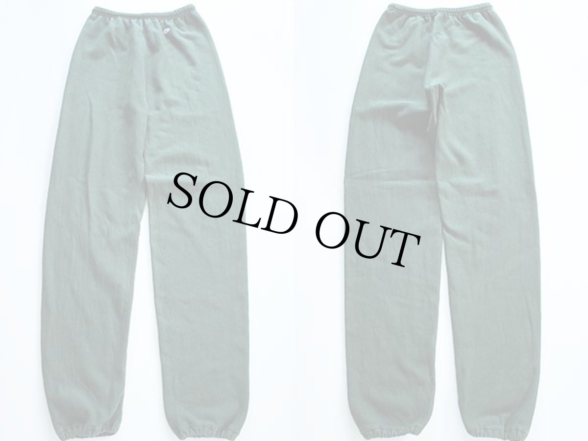 画像2: 90s USA製 Championチャンピオン リバースウィーブ スウェットパンツ 緑 L (2)