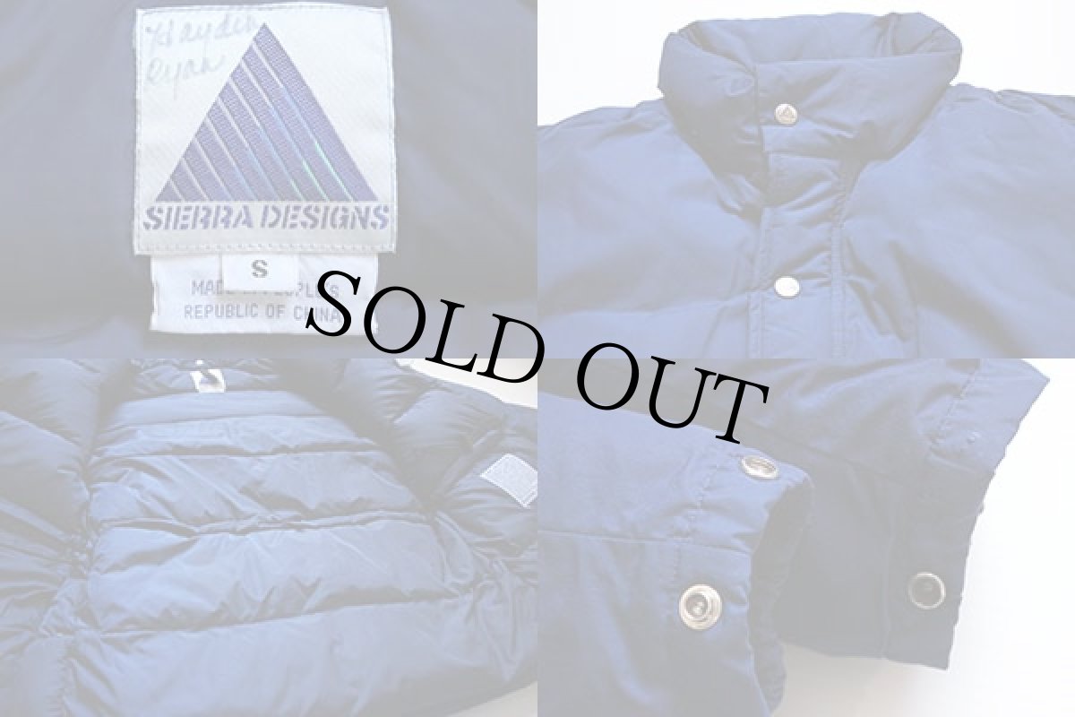 画像3: 80s SIERRA DESIGNSシエラデザイン ダウンジャケット 紺 S (3)