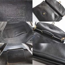 画像3: USA製 COACH オールド コーチ レザー ブリーフケース 黒★5266 	 (3)