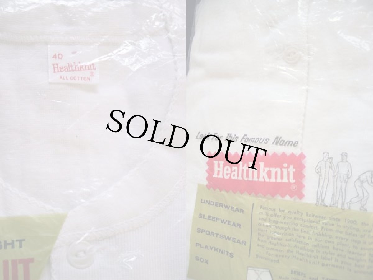 画像3: デッドストック★60s Healthknit コットン アンダー オールインワン ユニオンスーツ 40 (3)