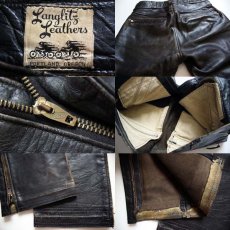 画像3: 60s Langlitz Leathersラングリッツレザー レザーパンツ w34 (3)