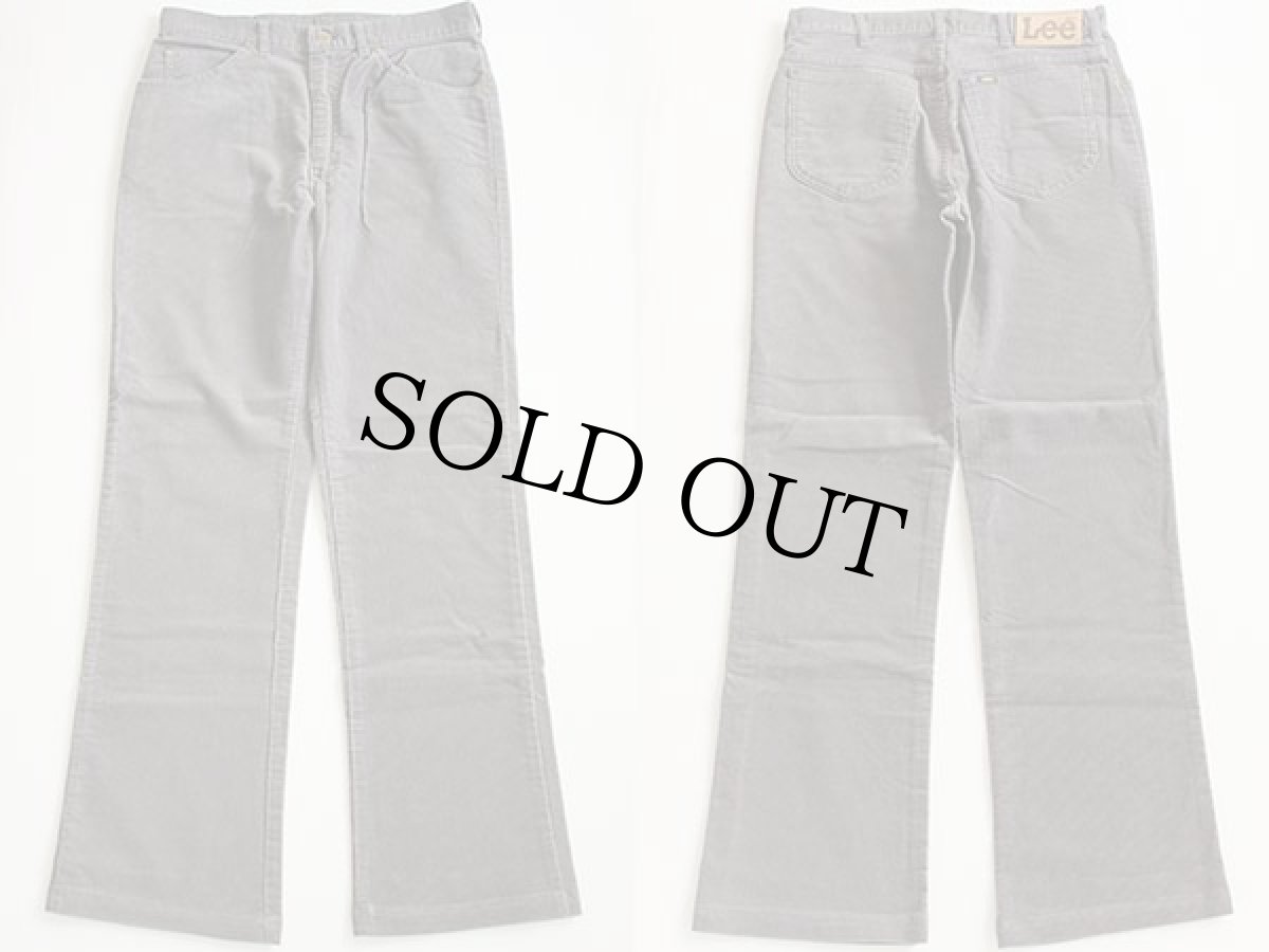 画像2: 90s USA製 Leeリー 202 コーデュロイパンツ グレー w32★ブーツカット (2)