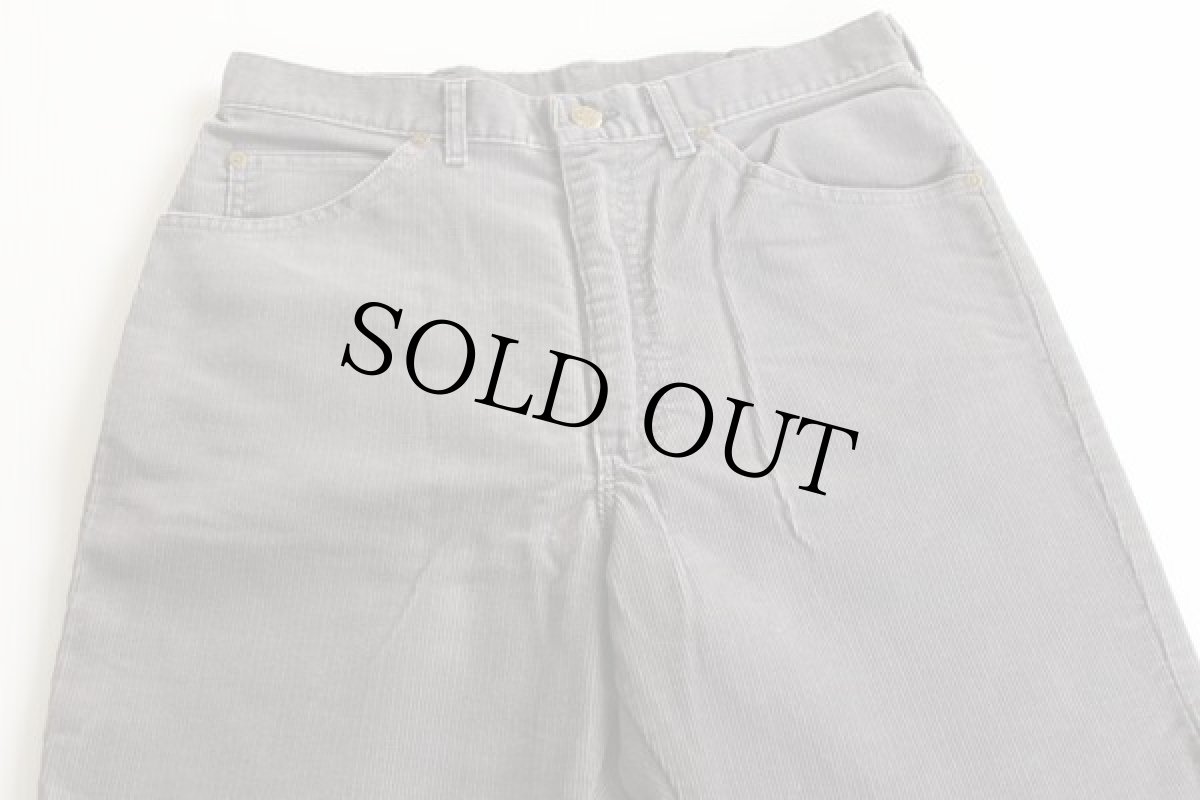 画像3: 90s USA製 Leeリー 202 コーデュロイパンツ グレー w32★ブーツカット (3)