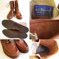 画像3: 60s Russell Moccasinラッセルモカシン モカシンブーツ 8B (3)