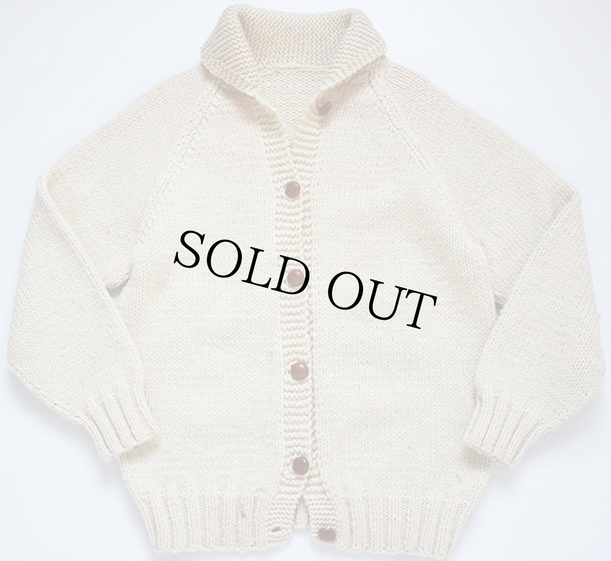 画像2: ビンテージ 戦闘機柄  ウール カウチンセーター (2)