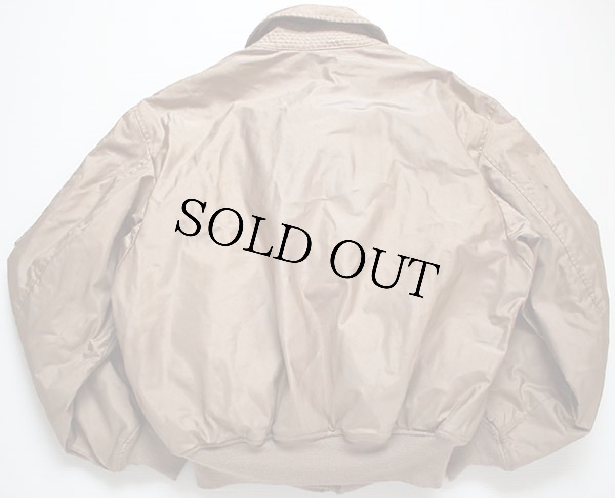 画像2: 00s 米軍 USAF CWU-45/P アラミド フライトジャケット デザート タン XL (2)