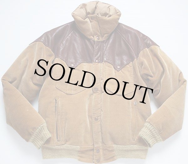 80s Powderhorn Mountaineeringパウダーホーン レザーヨーク