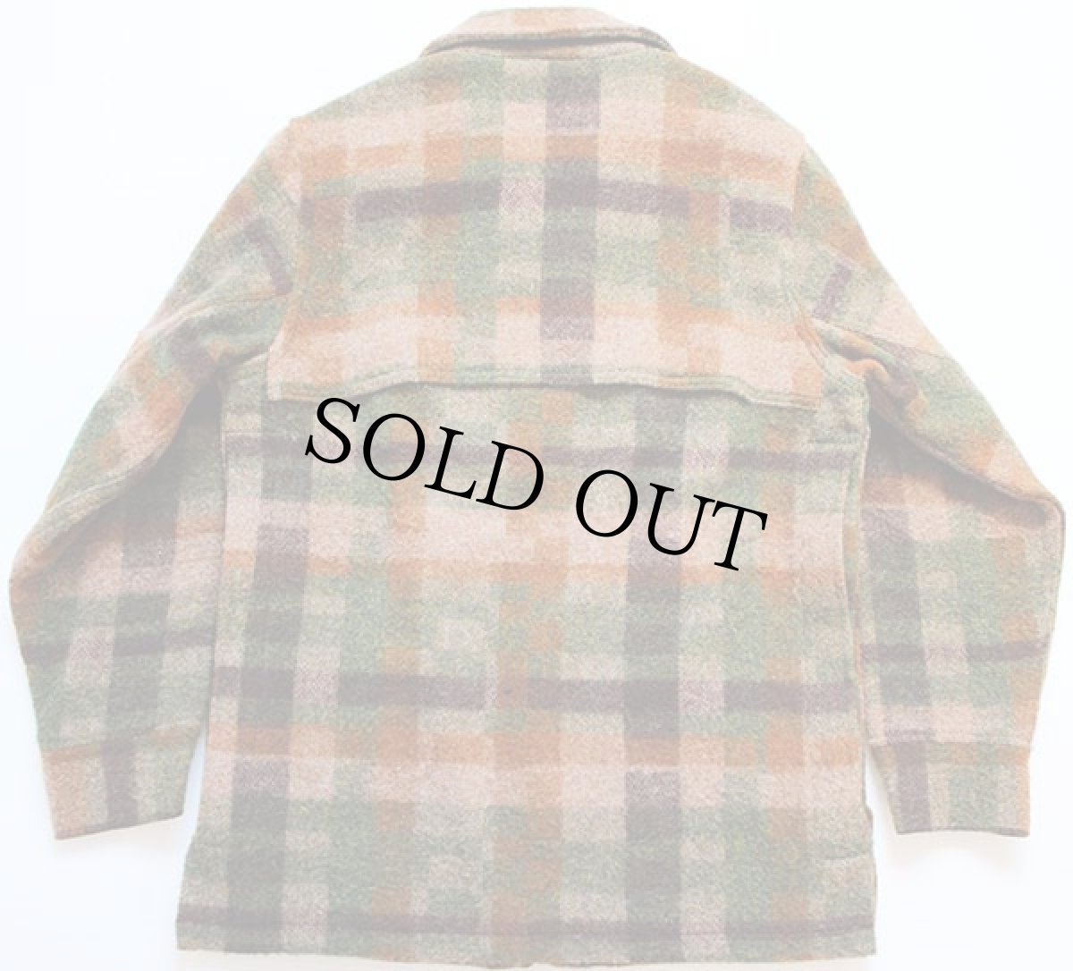 画像2: 70s USA製 L.L.Bean チェック ウールジャケット S (2)
