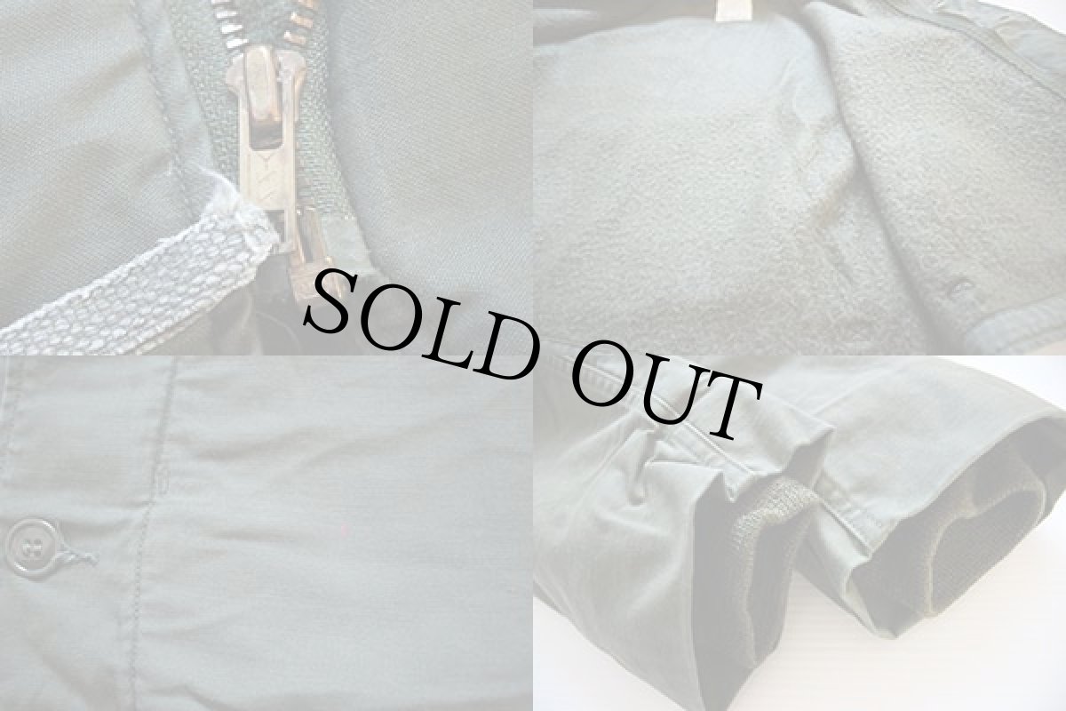 画像3: 80s 米軍 U.S.NAVY A-2 ステンシル デッキジャケット L (3)