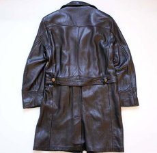 画像2: USA製 Mid Western ディアスキン レザーコート 38 (2)