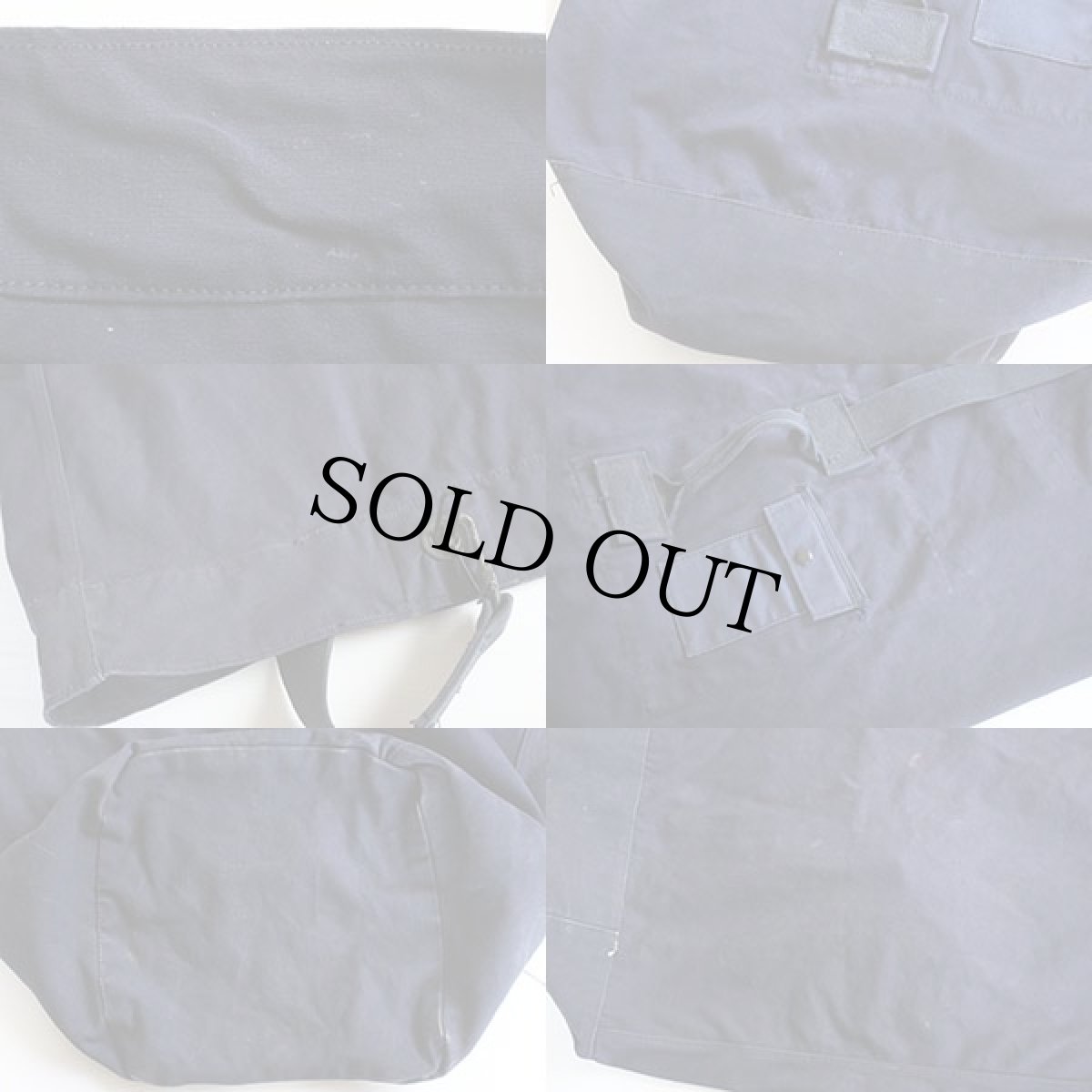 画像3: 米軍 USAF キャンバス ダッフルバッグ 紺 (3)