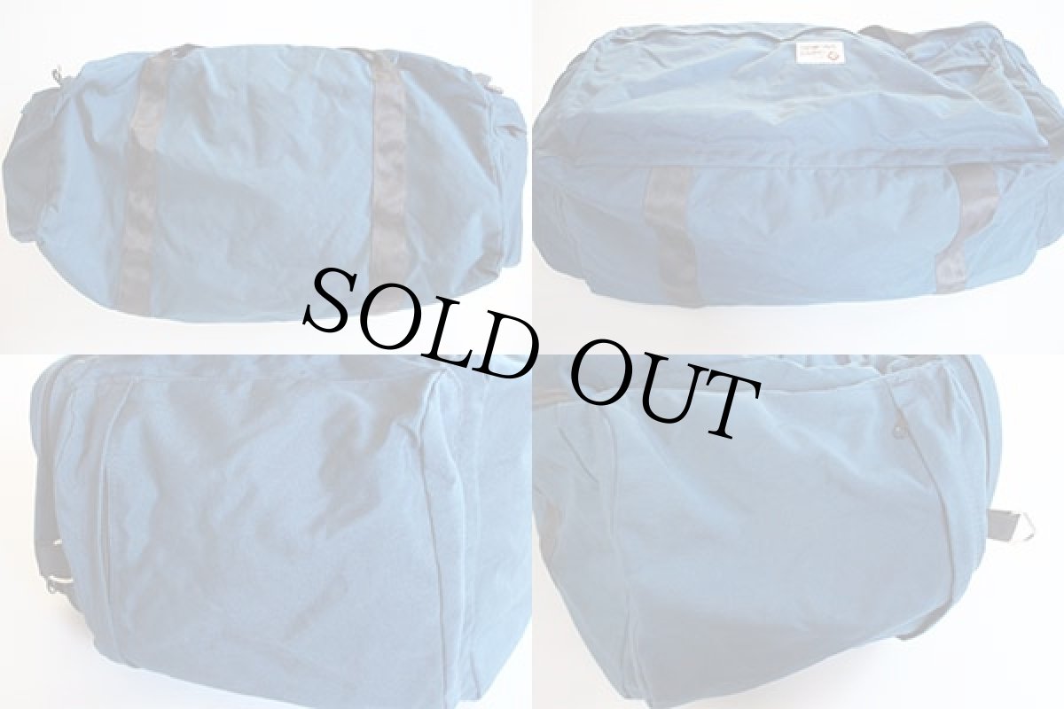 画像2: 80s USA製 DIAMOND BRAND 大型 ナイロン ダッフルバッグ 紺 (2)