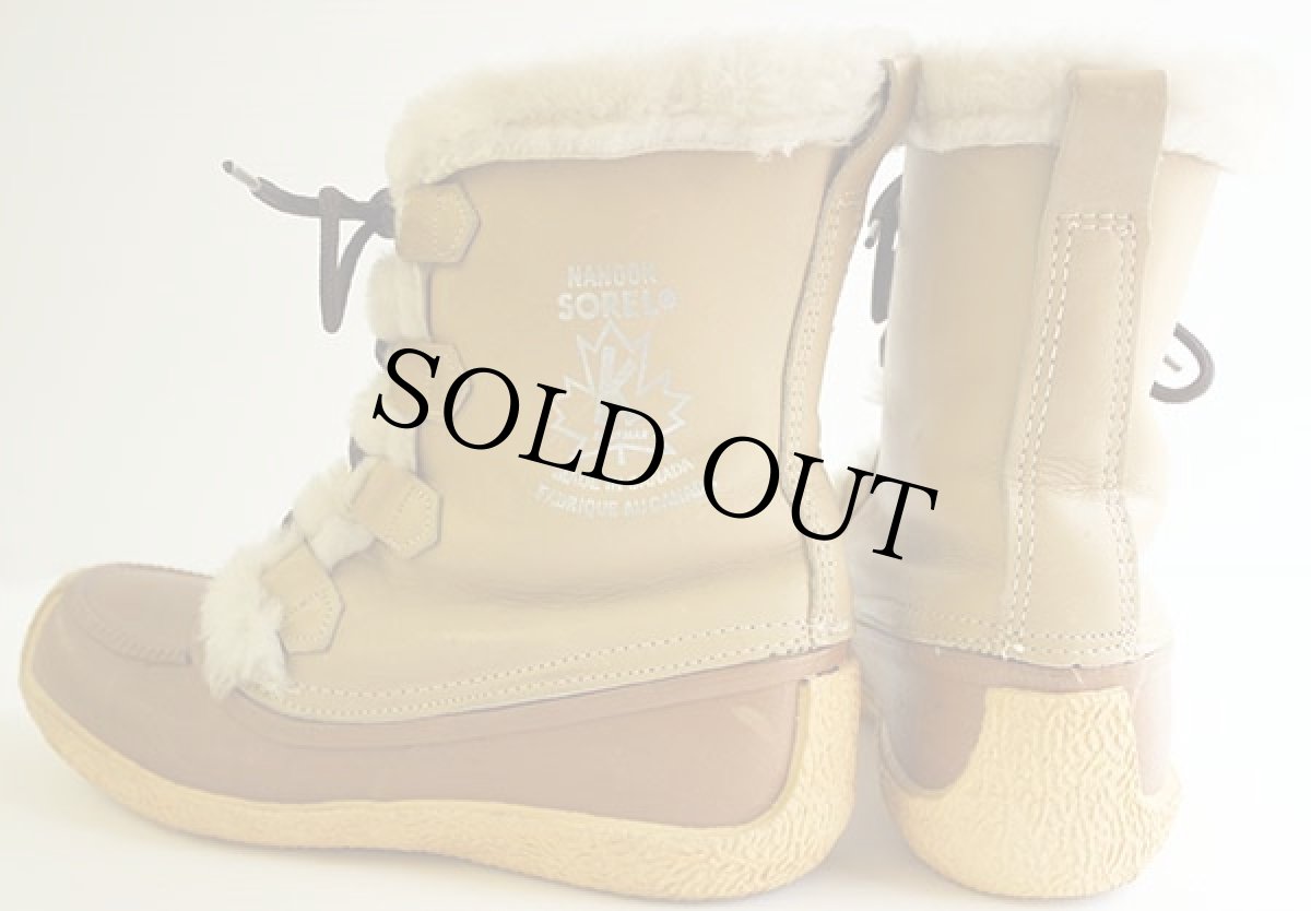 画像2: カナダ製 SORELソレル CHUGALUGチャガラグ ボア付き スノーブーツ W9 (2)