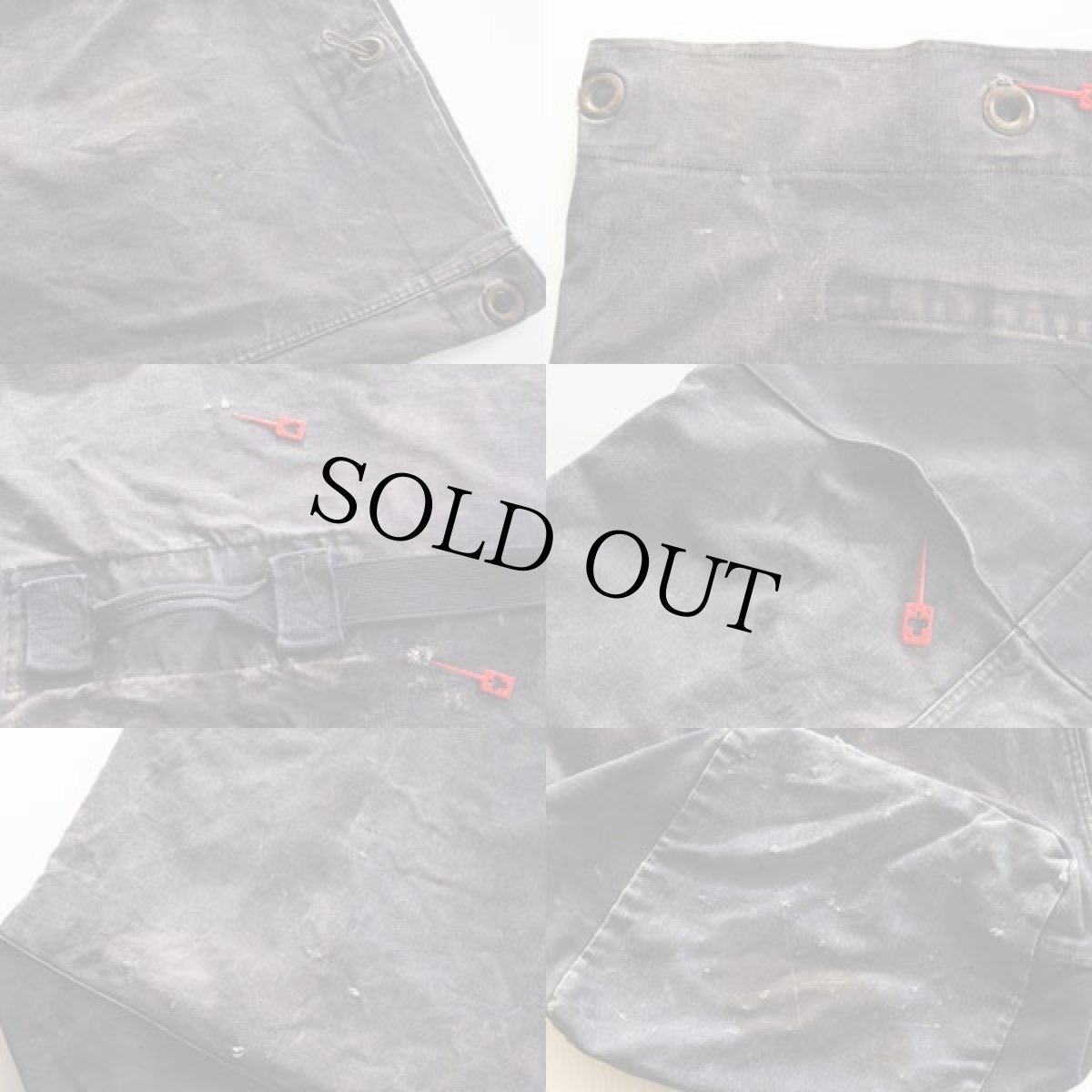 画像3: 50s 米軍 USAF キャンバス ダッフルバッグ 紺 (3)