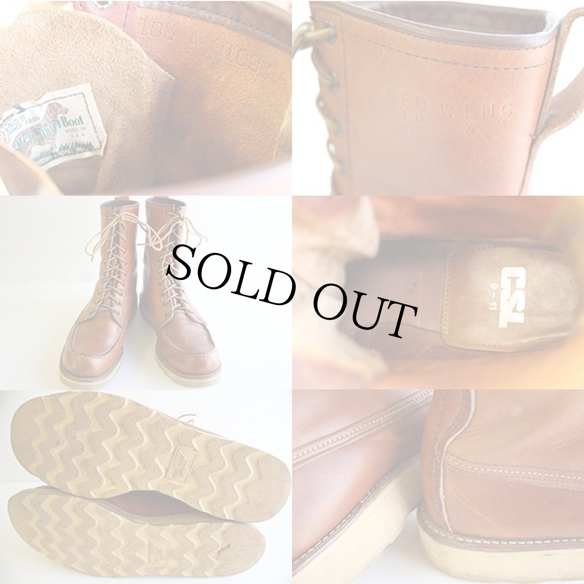 画像3: 80s REDWINGレッドウイング 877 犬タグ アイリッシュセッター ブーツ 10.5 (3)