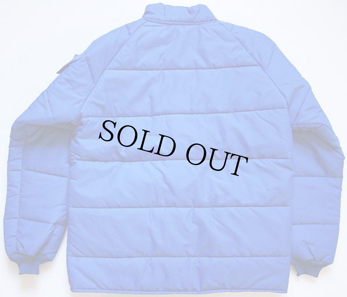 画像2: 70s USA製 GOODYEAR パッチ付き ナイロン レーシングジャケット 青 M (2)