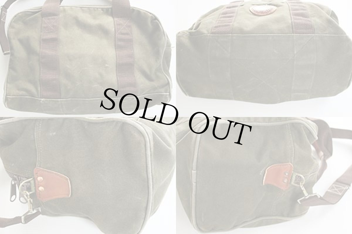 画像2: DULUTH PACKダルースパック キャンバス 2WAY ショルダーバッグ 緑 (2)