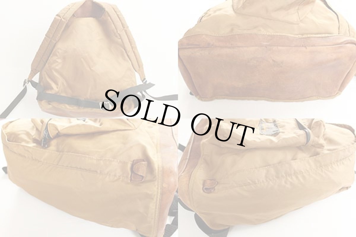 画像2: 70s EddieBauerエディーバウアー ボトムレザー デイパック★リュックサック (2)