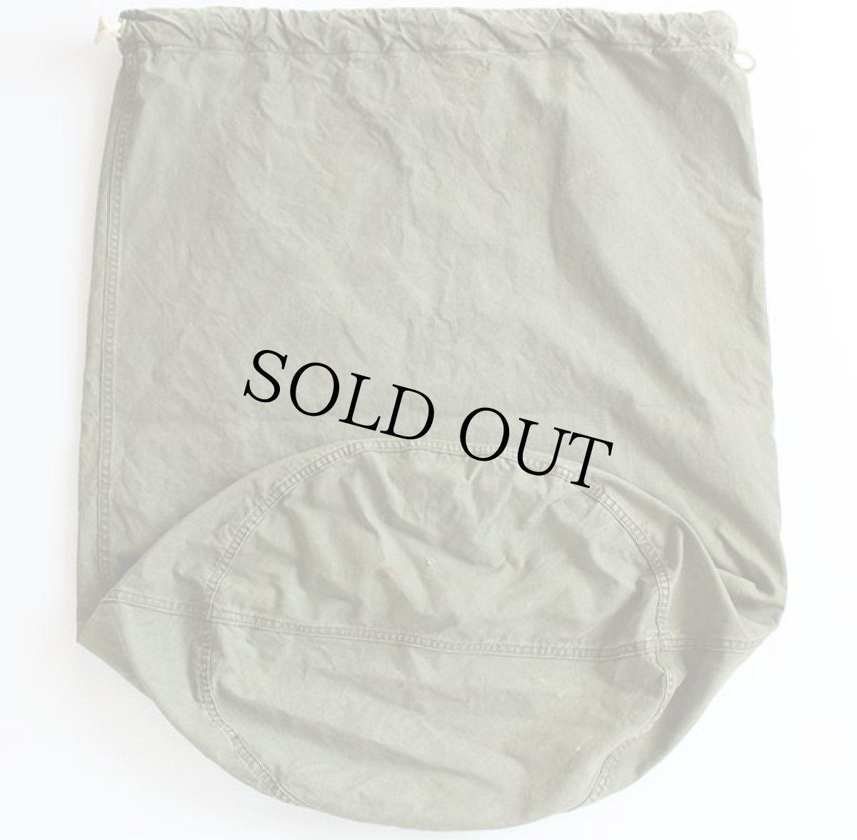 画像2: 60s 米軍 U.S.ARMY コットンポプリン バラックバッグ★ランドリーバッグ (2)