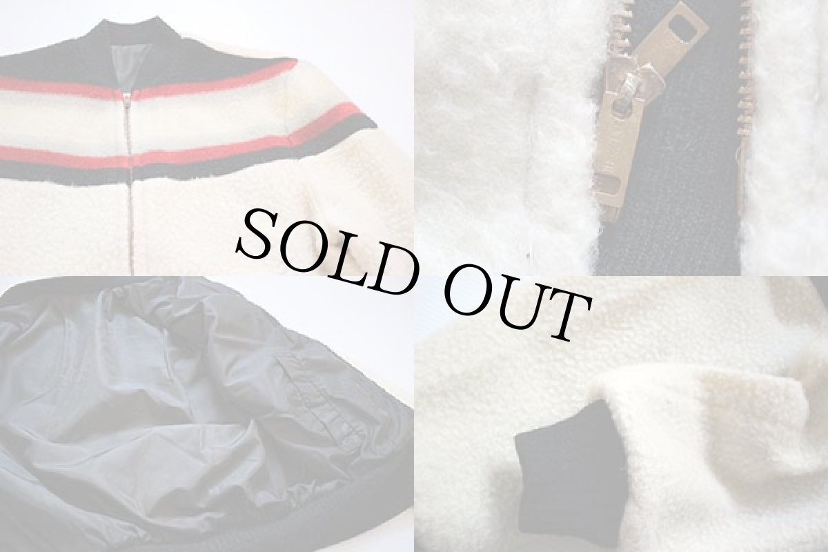 画像3: 50's UNKNOWN フリースジャケット (3)