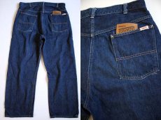 画像2: 60s J.C.PENNEY FOREMOST インディゴ デニムパンツ w35 (2)