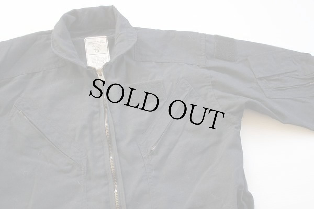 画像2: 米軍 CWU-27/P カバーオール フライトスーツ 黒 42R (2)