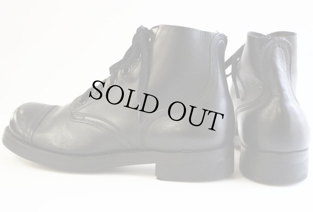 画像2: デッドストック★60s 米軍 キャップトゥ 6ホール アンクルブーツ 7.5W (2)